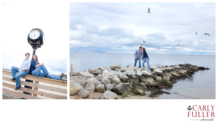 North Beach maryland Engagement Photography