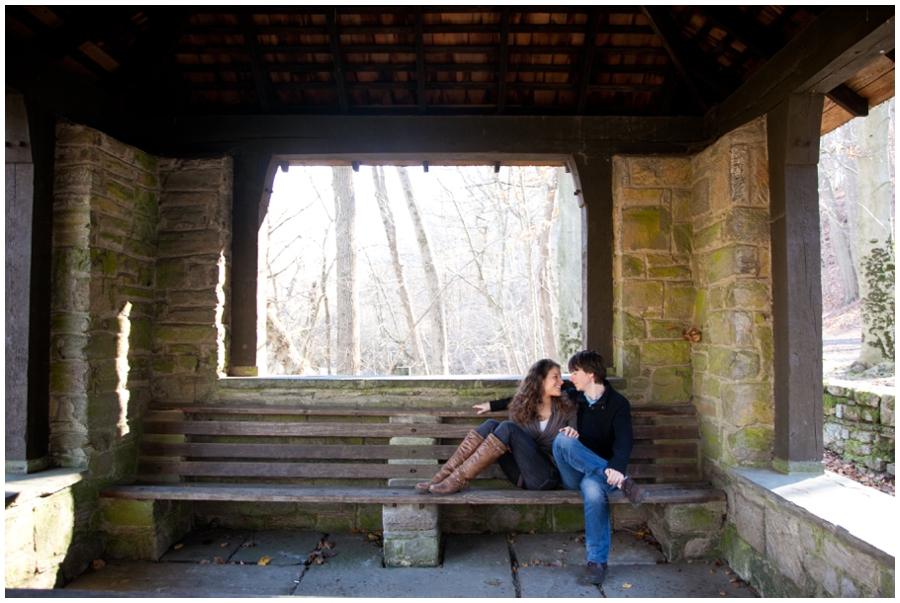 Philadelphia Engagement Photographer - Wissahickon Valley Trail Engagement Session