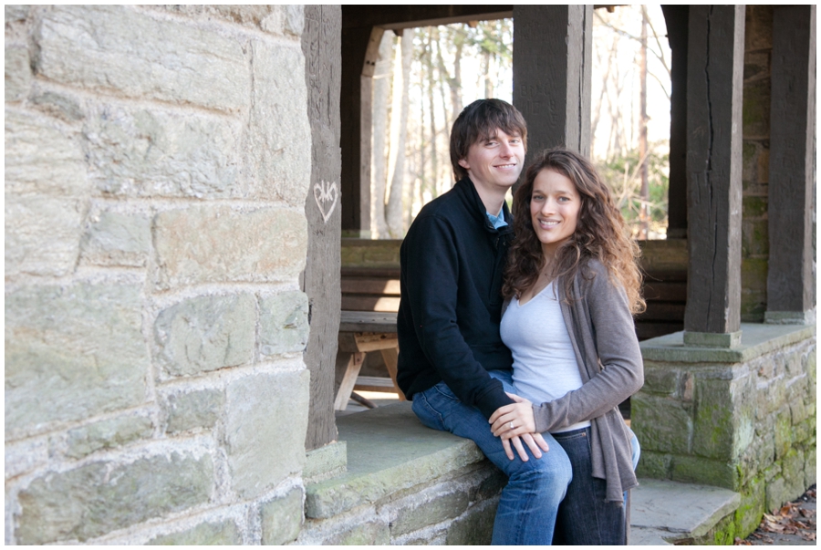 Philadelphia Engagement Photographer - Wissahickon Valley Trail Engagement Session