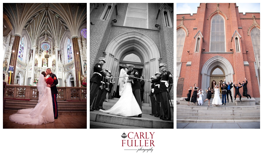 St Alphonsus Ceremony - Radisson Baltimore Wedding Photography