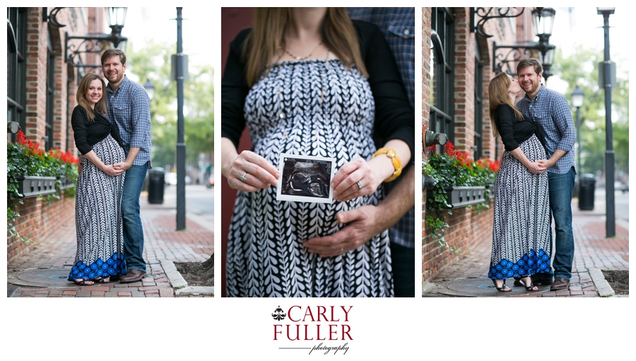 Alexandria Maternity Photographer - Yellow balloon maternity photography