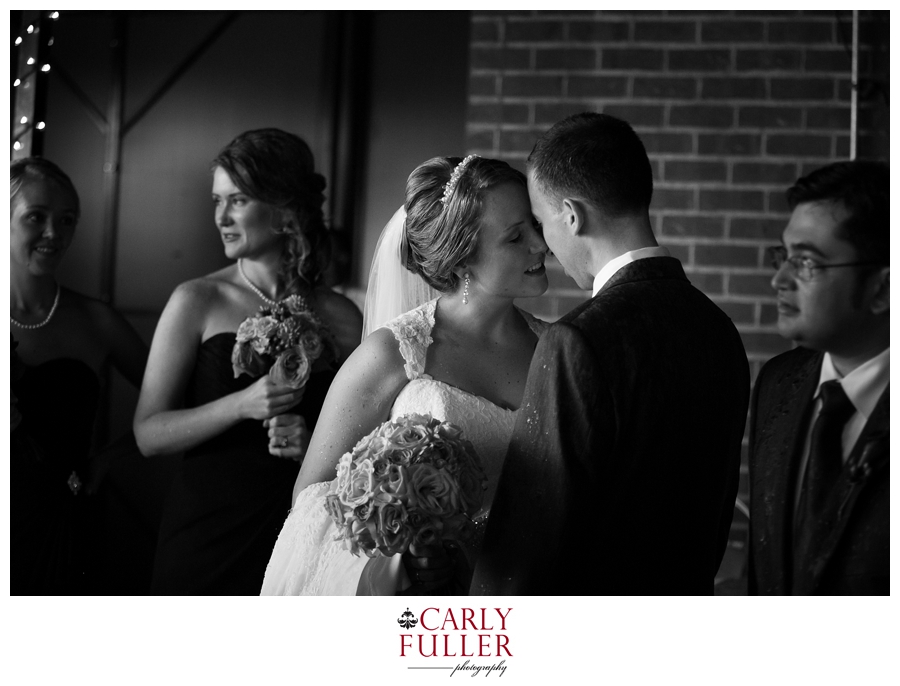 Annapolis Maryland Wedding Ceremony Black and white photograph