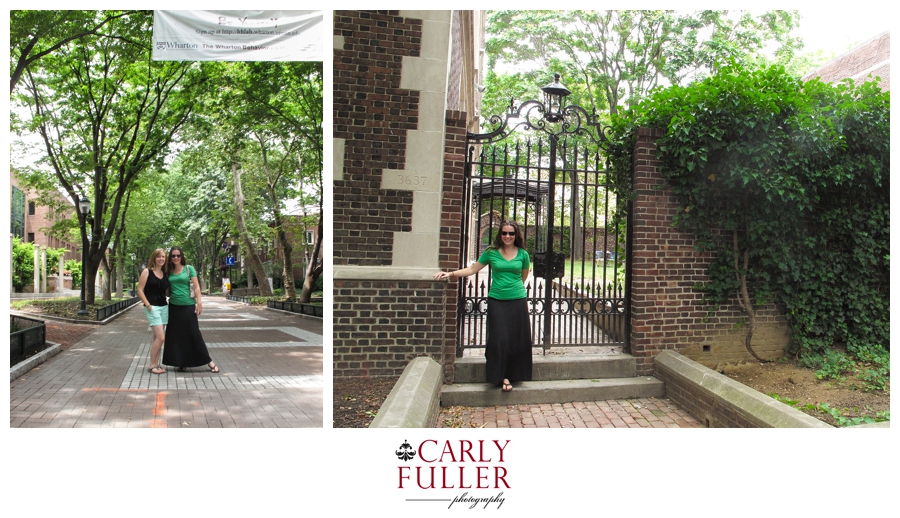 Philadelphia traveling Photographer - Wharton School brick walk