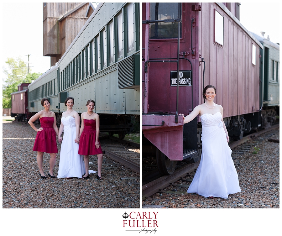 Chestertown Wedding Photographer - Red bridal colors - Eastern Shore Wedding