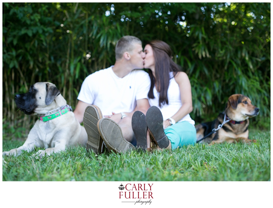 Quiet Waters Engagement - Annapolis Engagement Photographer - Park Engagement with dogs