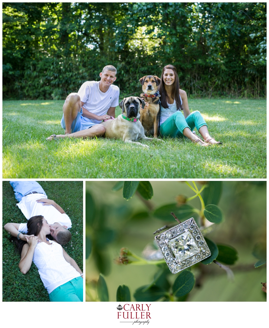 Quiet Waters Engagement - Annapolis Engagement Photographer - Park Engagement with dogs