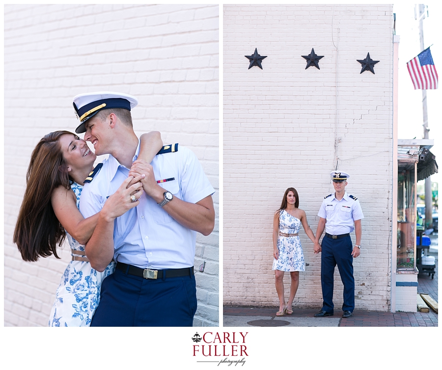 Downtown Annapolis Engagement Session - Marine Engagement Photographs - Annapolis Engagement Photographer