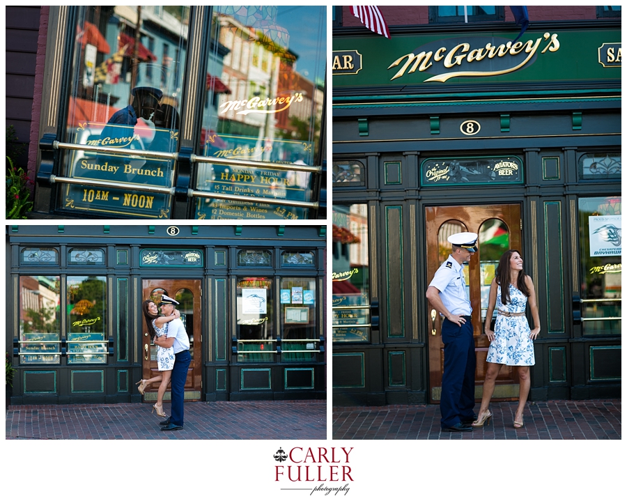 Downtown Annapolis Engagement Session - Marine Engagement Photographs - Annapolis Engagement Photographer