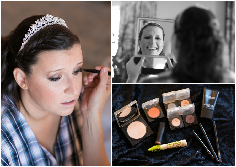 Orioles Ball park Wedding Photographs - Getting Ready photograph