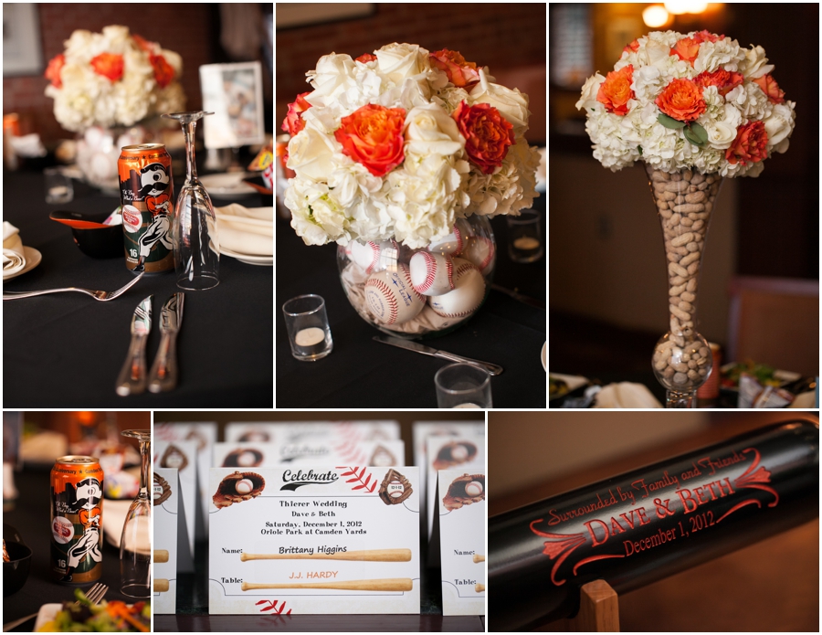 Orioles Ball park Wedding Photographs - Baltimore Wedding Photographs - wedding details