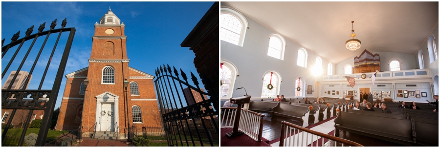 Old Otterbein Methodist Church detail - Baltimore Maryland