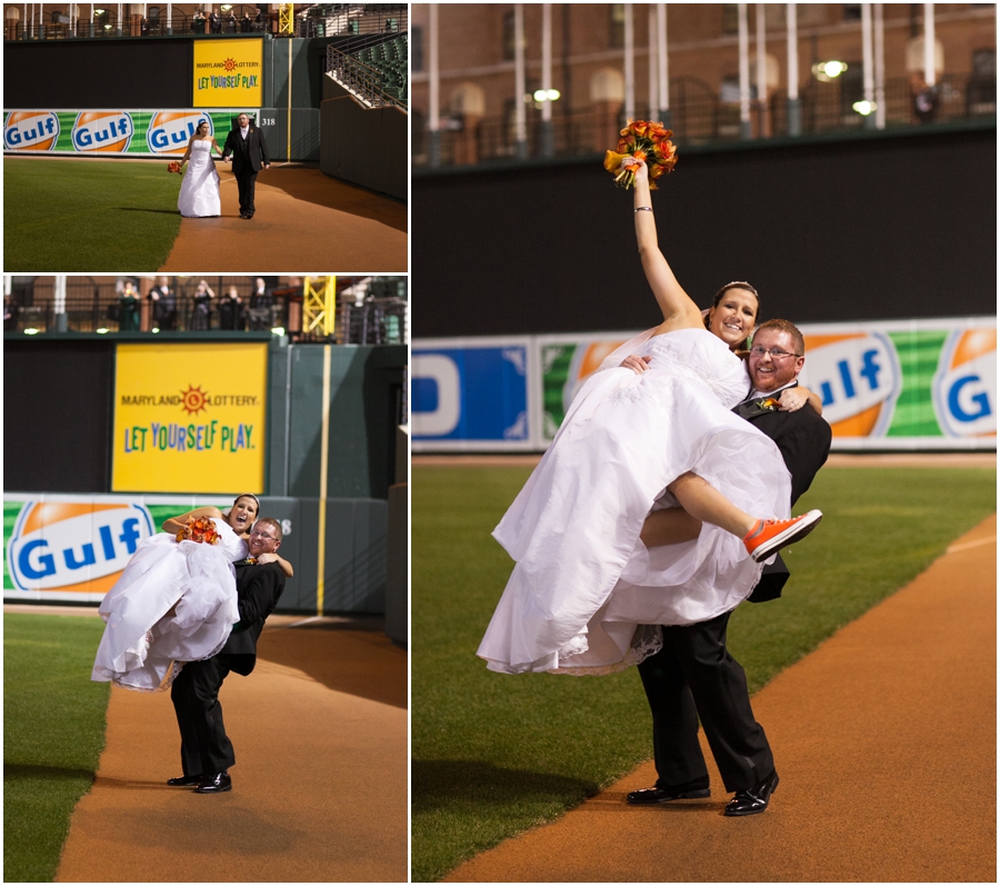 Orioles Ball park Wedding Photographs - Baltimore Wedding Photographs - Camden Yard