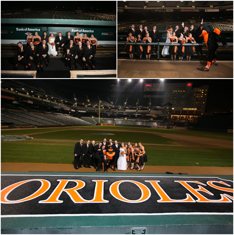 Orioles Ball park Wedding Photographs - Baltimore Wedding Photographs - Camden Yard