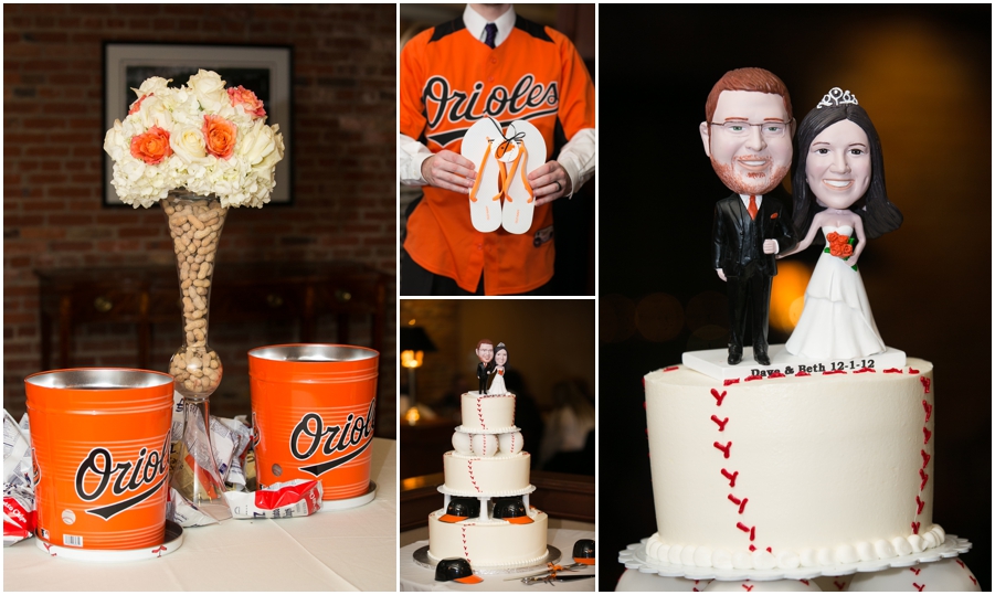 Orioles Ball park Wedding Photographs - Baltimore Wedding Detail Photographs