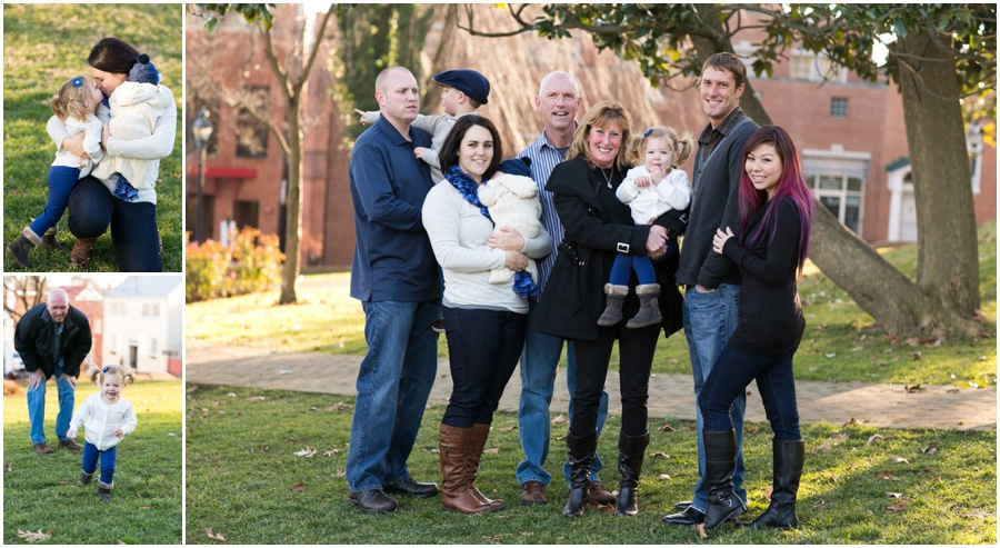 Winter Family Portrait - Annapolis Family Photographer - State House Circle