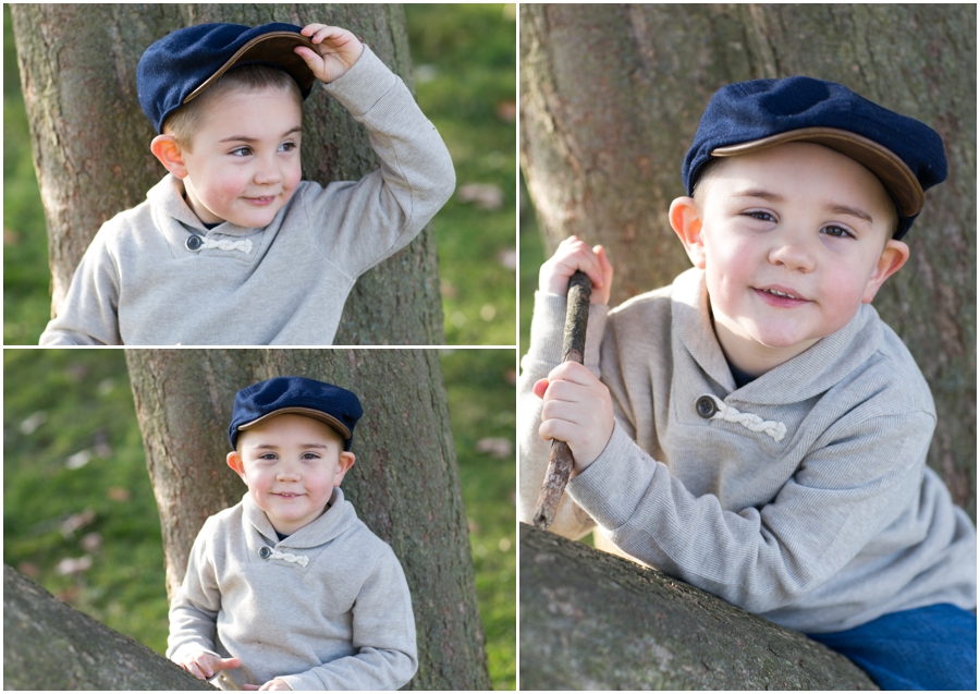 Annapolis Child Photograph - Little boy blue hat photograph