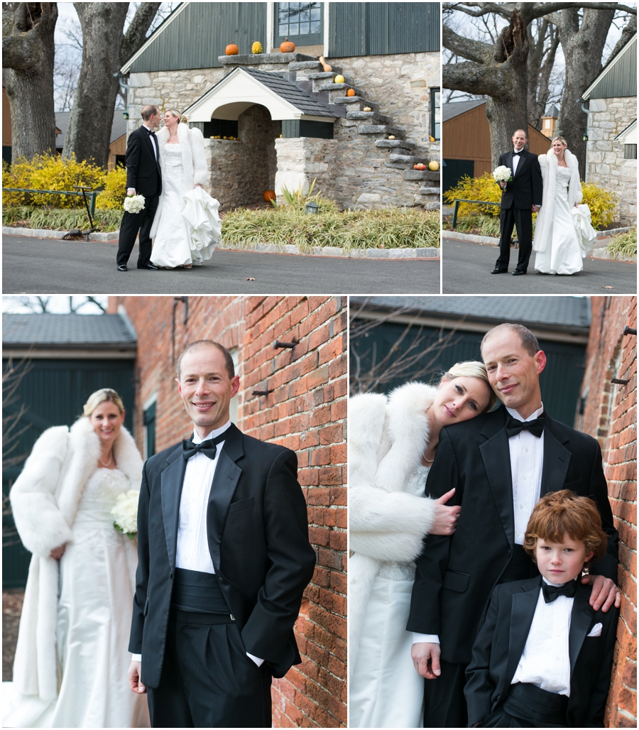 Hayfield Country Club Winter Wedding Photographer - Outdoor wedding photograph