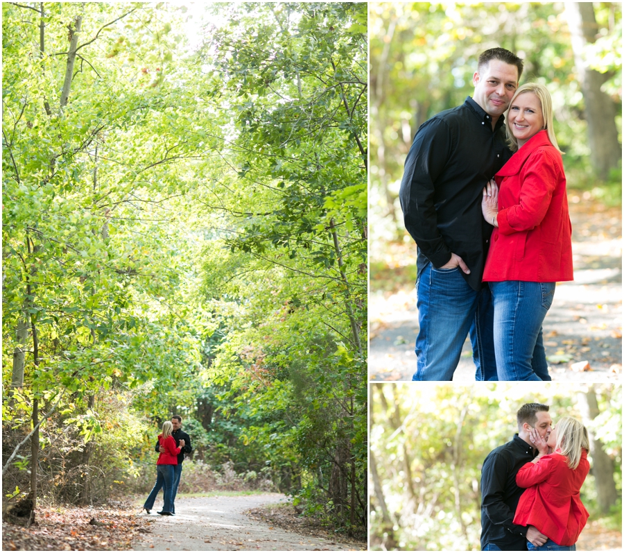 Downtown Annapolis Engagement - Fall Engagement Photographer - Red Jacket Engagement session