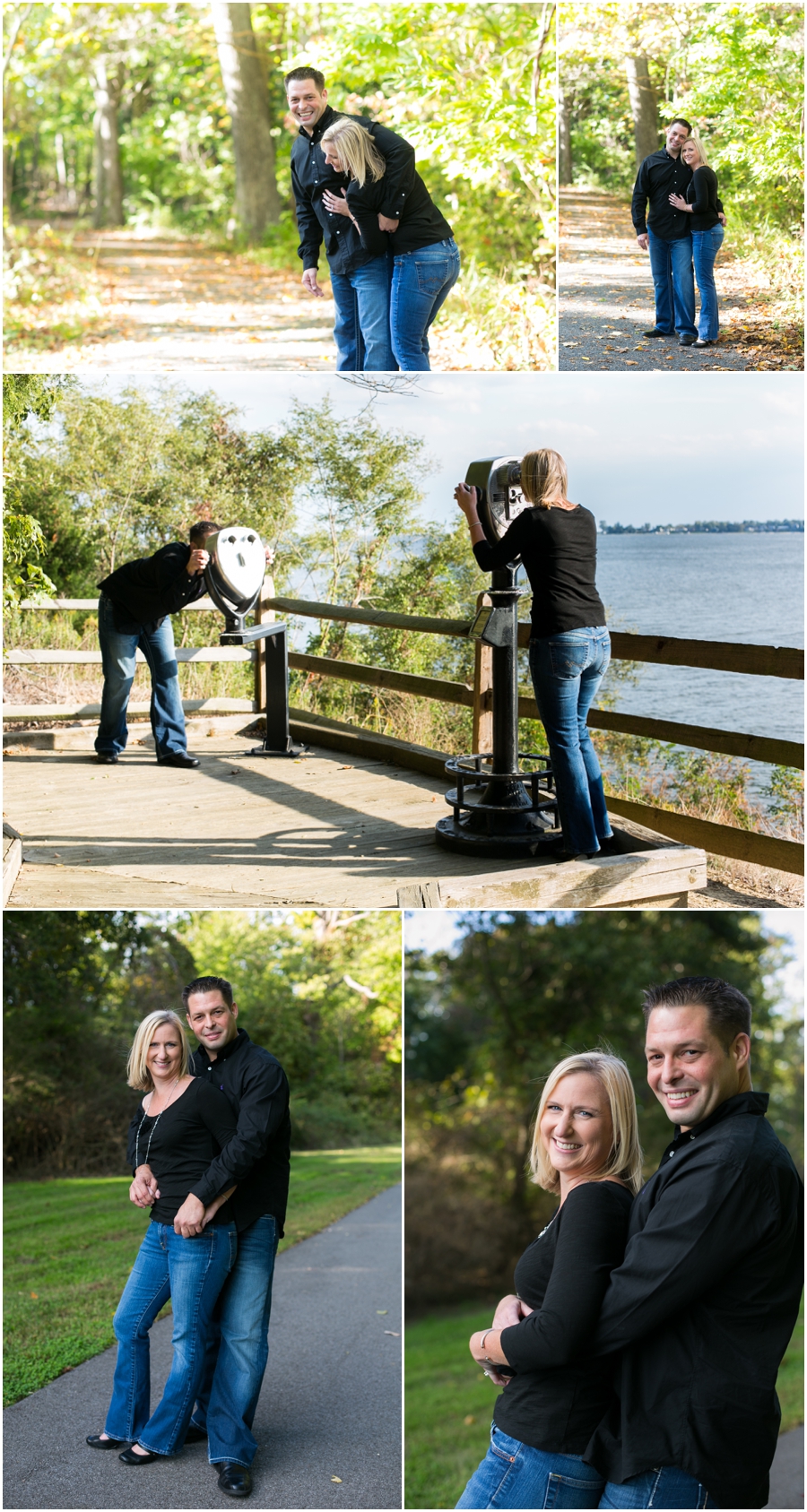 Fall Engagement Photographer - Quiet Waters Park Engagement session