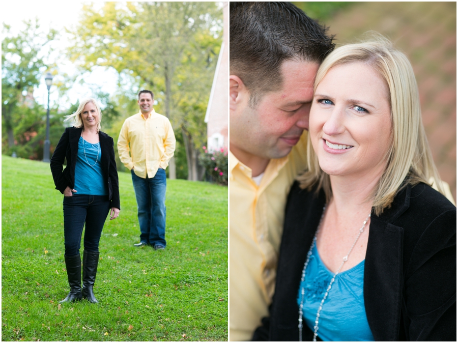 Downtown Annapolis Engagement - Fall Engagement Photographer - State House Engagement session