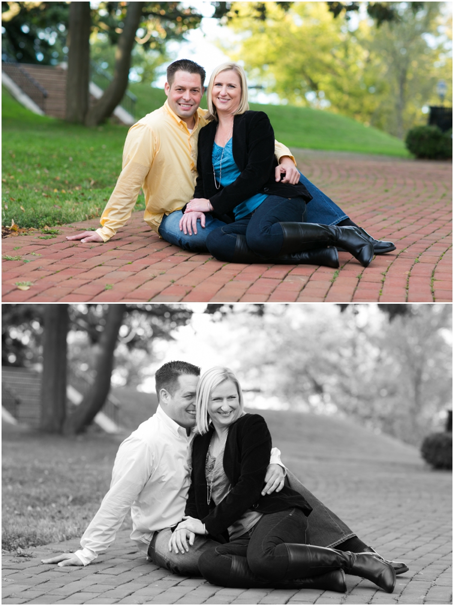 Downtown Annapolis Engagement - Fall Engagement Photographer - State House Engagement session