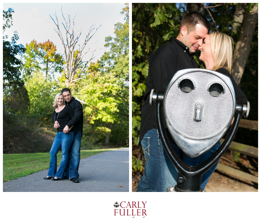 Fall Engagement Photographer - Quiet Waters Park Engagement session