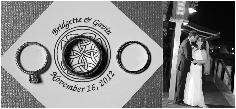 Annapolit Waterfront Marriott - Annapolis Wedding Photographer - Evening wedding portraits - Celtic Ring Detail