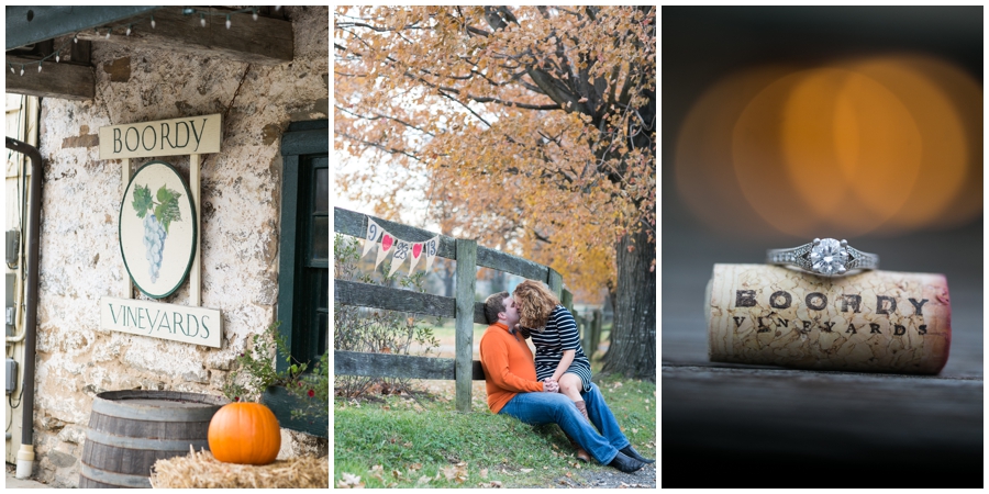 Boordy Vineyard Engagement - Wine engagement photos - Baltimore Engagement Photographer