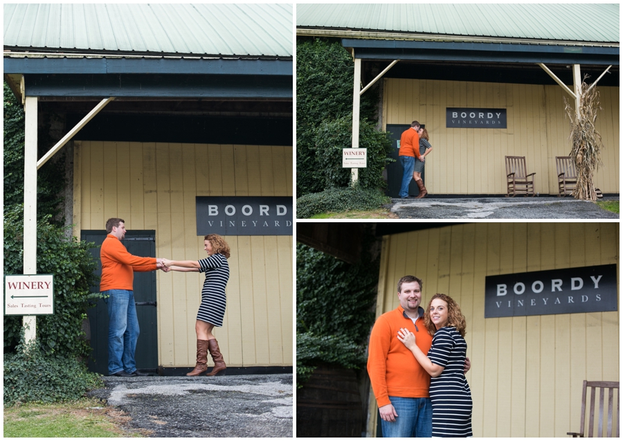 Boordy Vineyard Engagement - Wine engagement photos - Baltimore Engagement Photographer