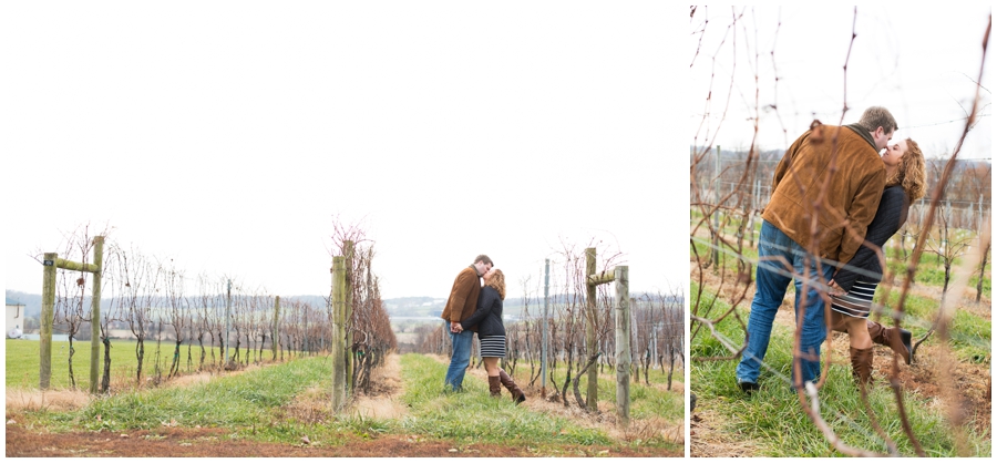 Boordy Vineyard Engagement - Wine engagement photos - Baltimore Engagement Photographer