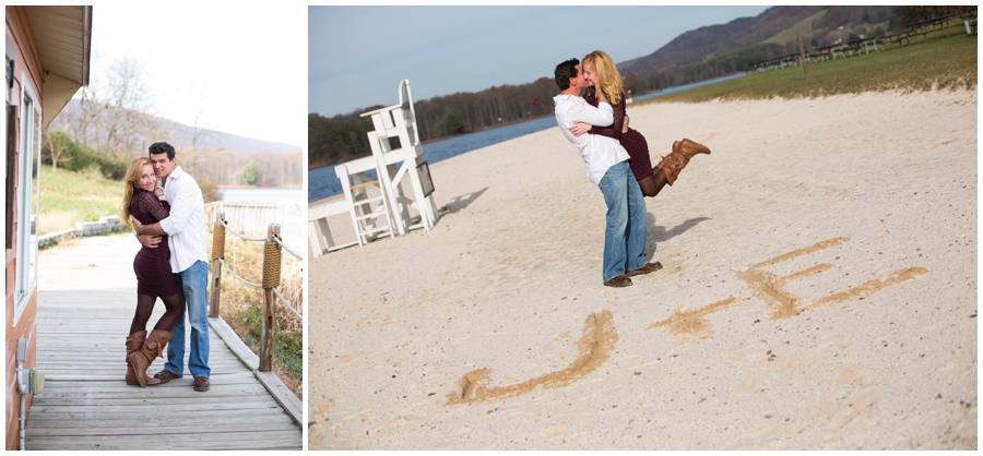 Engagement Photographer Lake Habeeb - Rocky Gap Resort Engagement Session - Destination Engagement Session