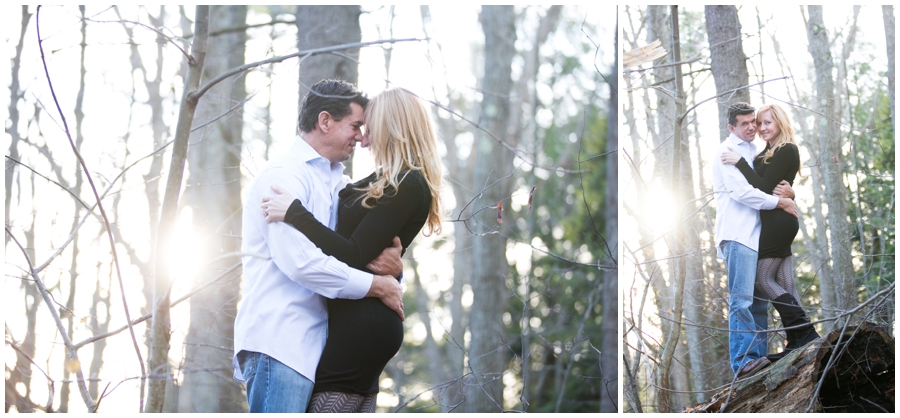 Snow engagement Session - Deep Creek Lake Engagement Photographer - Destination Engagement Session