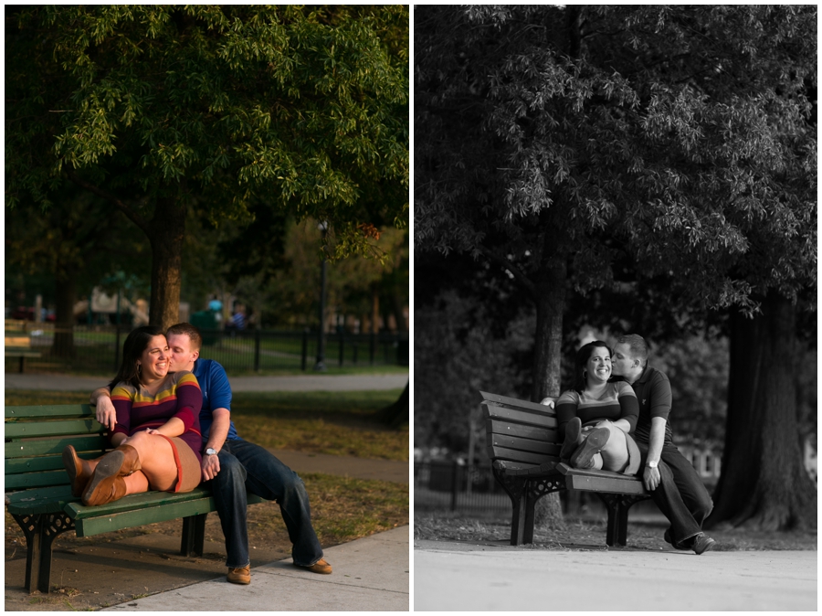 Baltimore Engagement Photos - Federal Hill Engagement Photographer - Katey & Frank