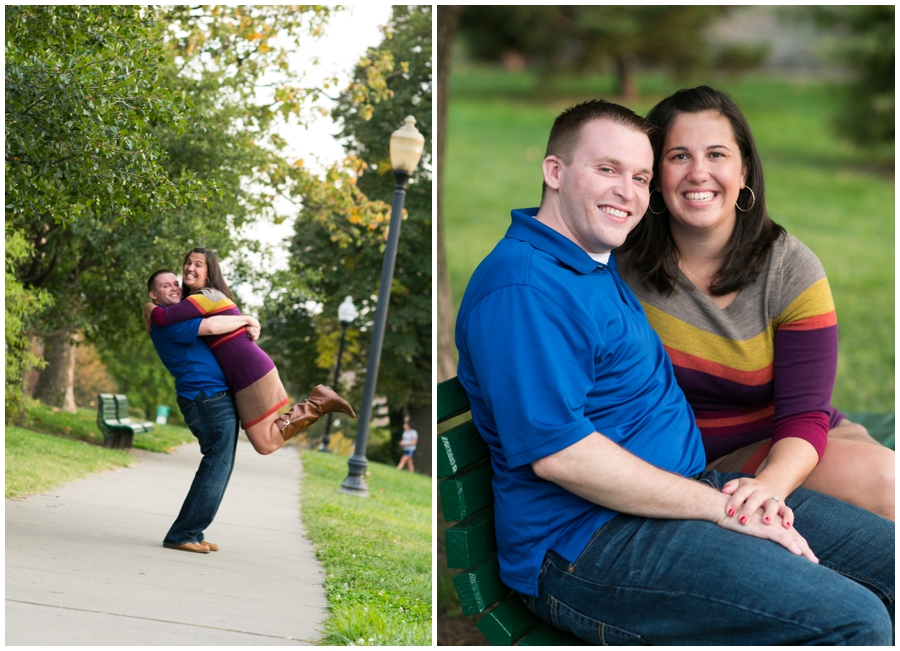 Baltimore Engagement Photos - Federal Hill Engagement Photographer - Katey & Frank