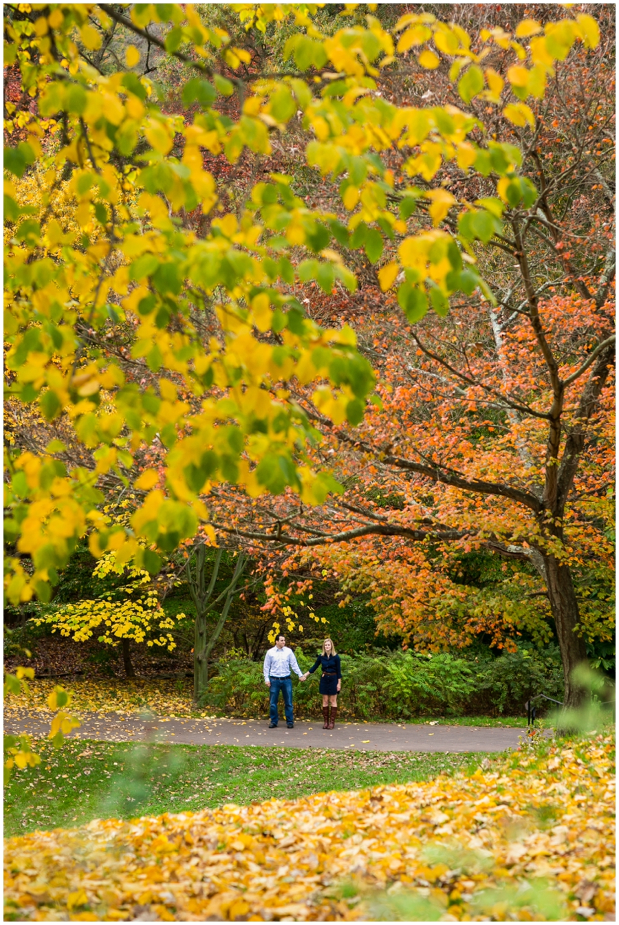 Morris Arboretum Engagement - Philadelphia PA Engagement Photographer