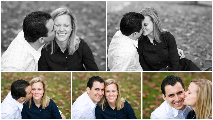 close up Engagement Photo - Morris Arboretum - Philadelphia PA Engagement Photographer