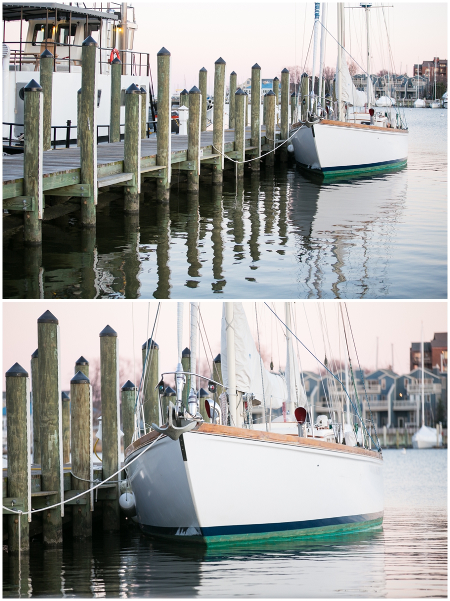 Annapolis City Dock Sailboat - Annapolis Photographer