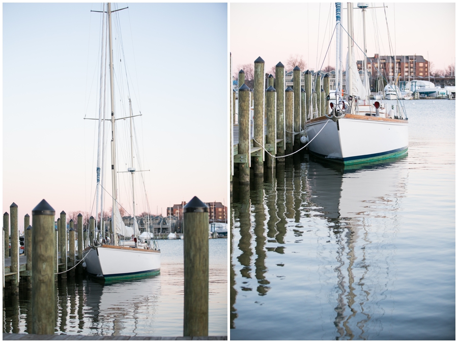 Annapolis City Dock Sailboat - Annapolis Photographer -sunset on annapolis