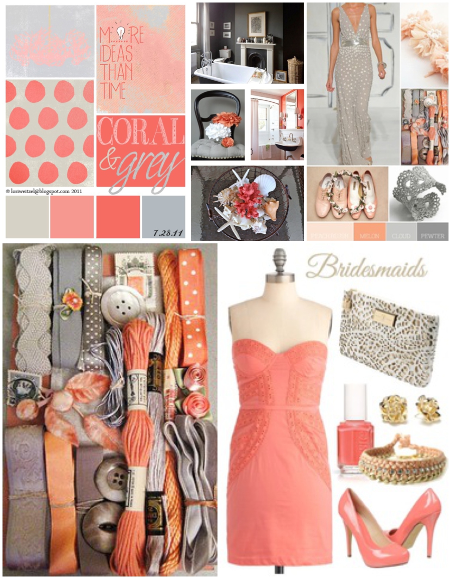 Brand Brainstorming - Pinterest - Coral Grey Idea details