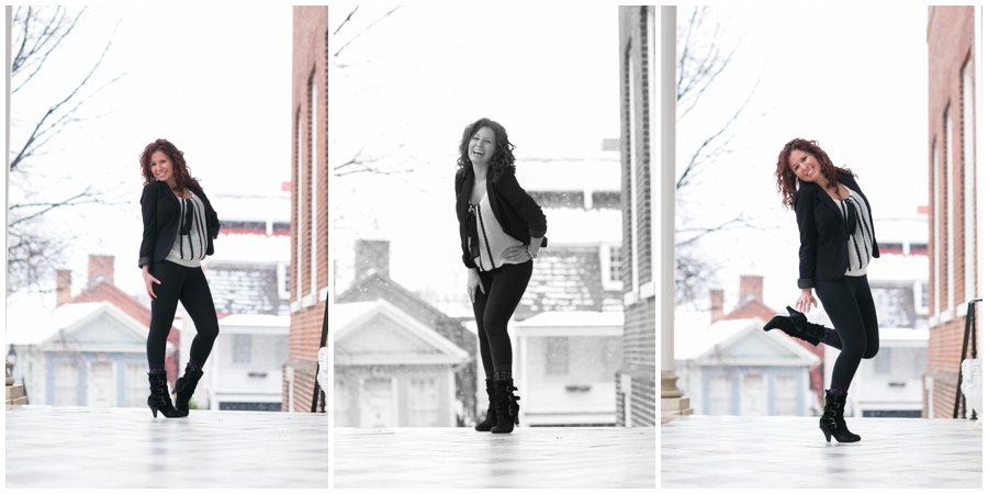 Snowy Boutique Style Annapolis Professional Portrait - Allow Me Weddings & Events