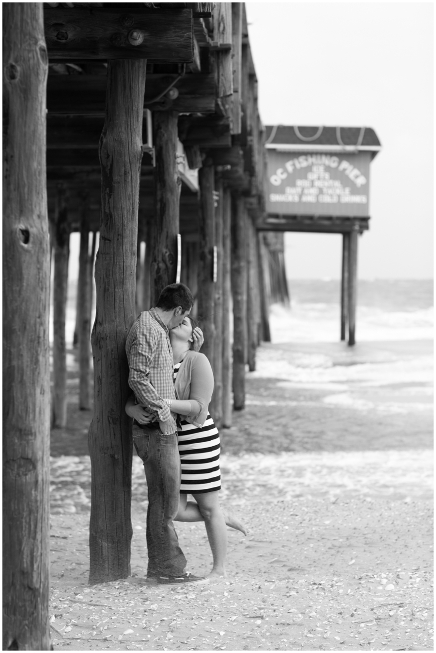 Ocean City Engagement Photographs - OC Maryland Beach Engagement