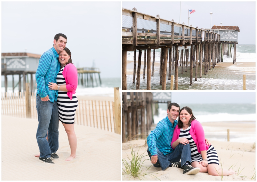 Ocean City Engagement Photographs - OC Maryland Beach Engagement