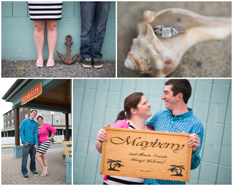 Mayberry - Ocean City Engagement Photographs - OC Maryland Nautical Engagement