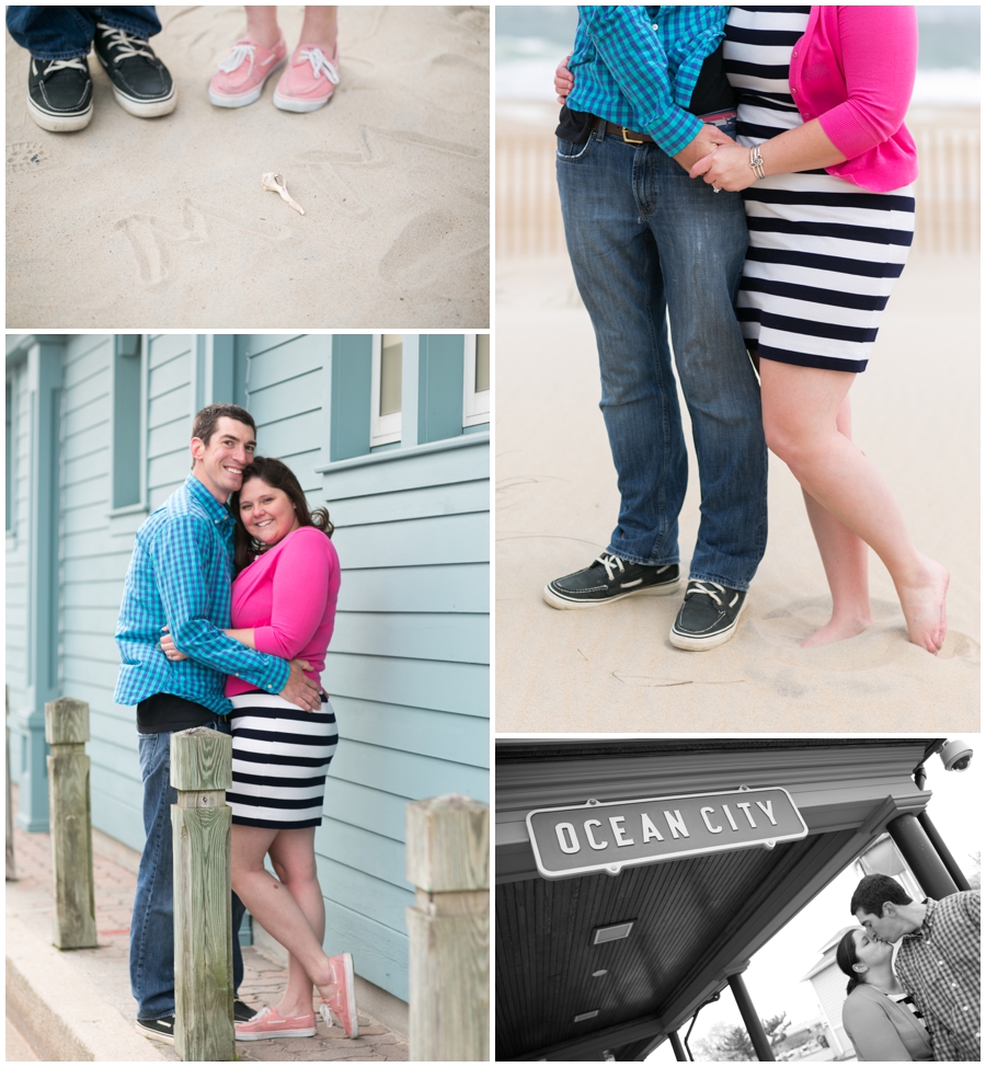 Mayberry - Ocean City Engagement Photographs - OC Maryland Nautical Engagement