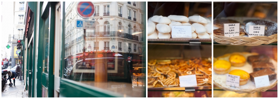 Paris Street Scene - Pastries in a window - Paris Photograph