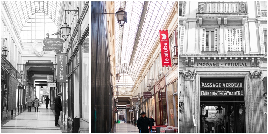 Paris Street Scene - Passageway Art Gallery - Paris Photograph