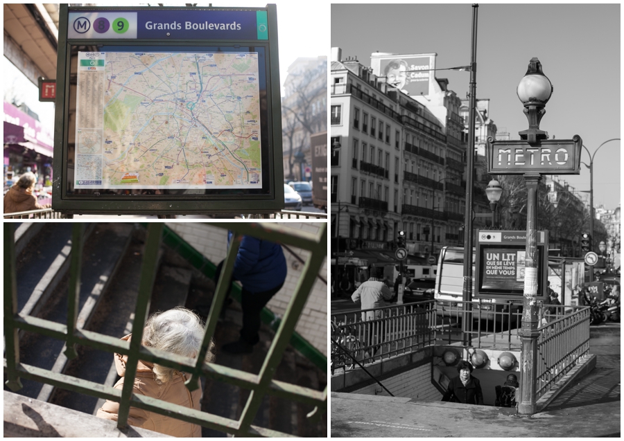 Paris Street Scene - Paris Photograph - Metro Station