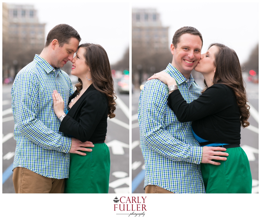 Washington DC Engagement - Love Session at the Capital - Pennsylvania Ave Engagement photo