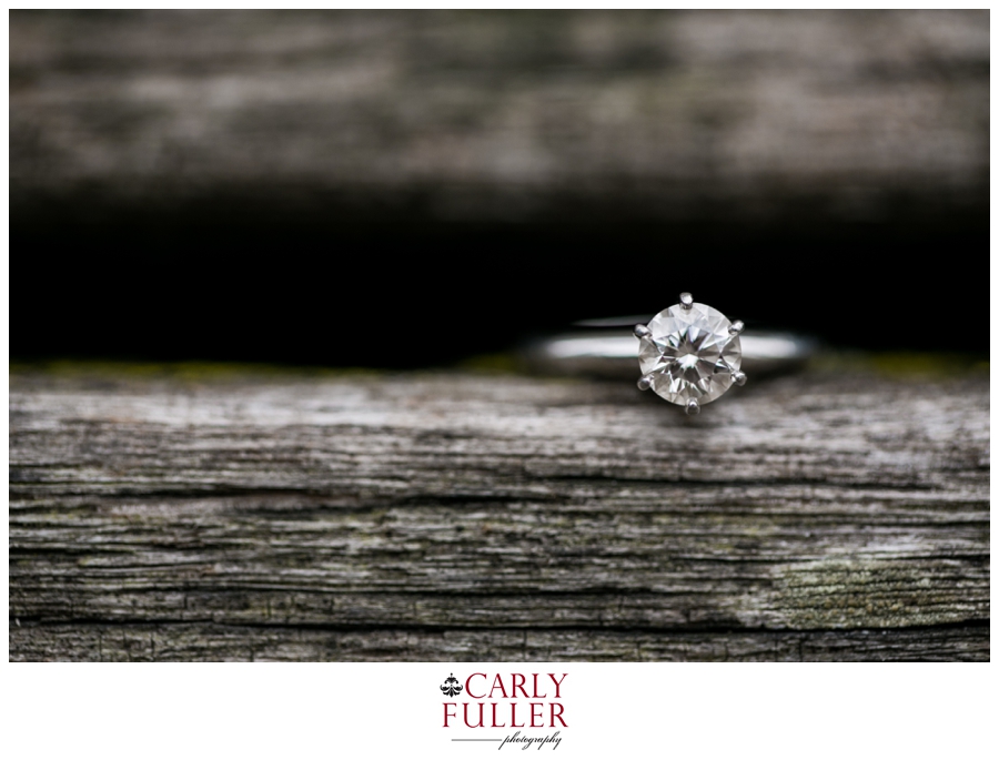 Princess Cut Ring Detail - Washington DC Engagement