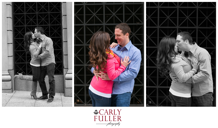 Pink Sweater - Washington DC Engagement - romantic Love Session